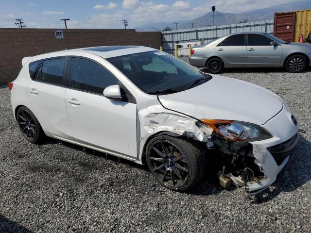 JM1BL1K60B1378503 - 2011 MAZDA 3 S WHITE photo 4