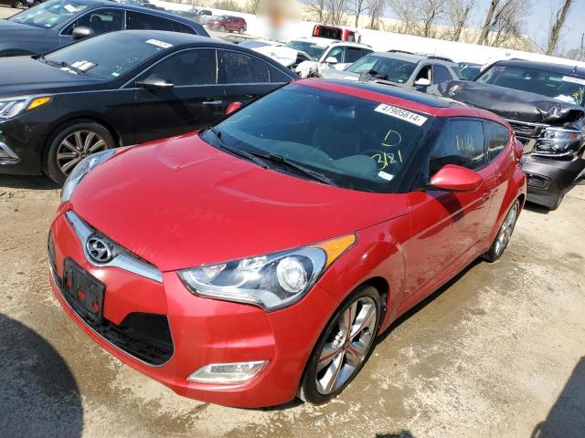 KMHTC6AD9GU250599 - 2016 HYUNDAI VELOSTER RED photo 1