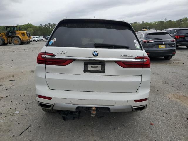 5UXCX4C5XKLS36064 - 2019 BMW X7 XDRIVE50I WHITE photo 6