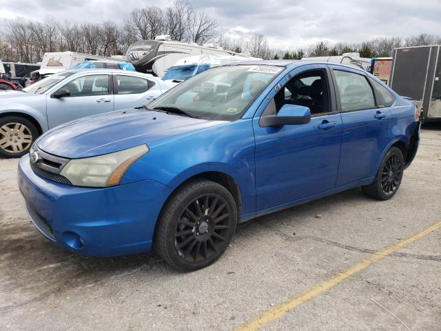 1FAHP3GN6AW252485 - 2010 FORD FOCUS SES BLUE photo 1