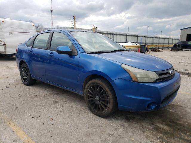 1FAHP3GN6AW252485 - 2010 FORD FOCUS SES BLUE photo 4