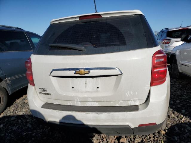 2GNALBEK2H1517504 - 2017 CHEVROLET EQUINOX LS WHITE photo 6