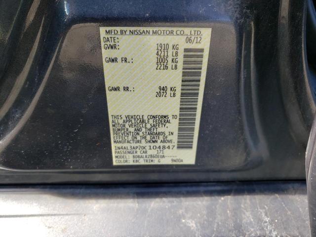 1N4AL3AP2DC104847 - 2013 NISSAN ALTIMA 2.5 GRAY photo 13