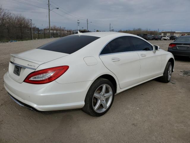 WDDLJ9BB3EA099515 - 2014 MERCEDES-BENZ CLS 550 4MATIC WHITE photo 3