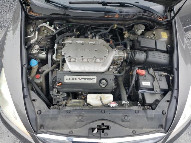 1HGCM66537A096459 - 2007 HONDA ACCORD EX GRAY photo 11