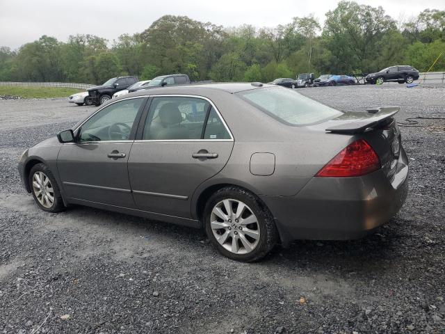 1HGCM66537A096459 - 2007 HONDA ACCORD EX GRAY photo 2