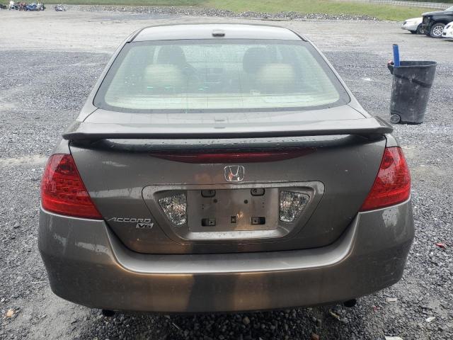 1HGCM66537A096459 - 2007 HONDA ACCORD EX GRAY photo 6