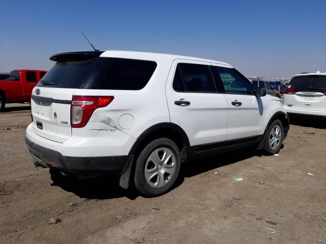 1FM5K8AR9DGC10942 - 2013 FORD EXPLORER POLICE INTERCEPTOR WHITE photo 3