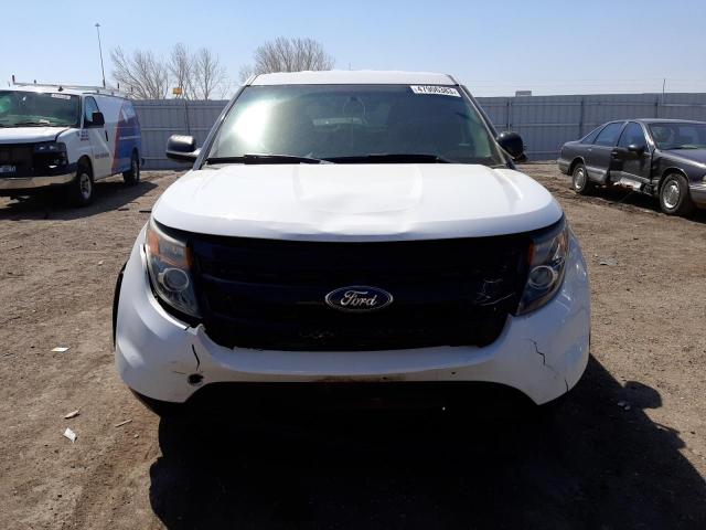 1FM5K8AR9DGC10942 - 2013 FORD EXPLORER POLICE INTERCEPTOR WHITE photo 5