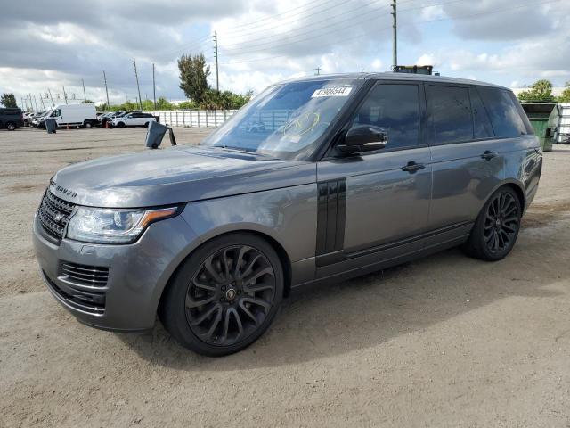 SALGS2FVXHA355490 - 2017 LAND ROVER RANGE ROVE HSE GRAY photo 1