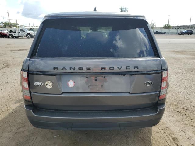 SALGS2FVXHA355490 - 2017 LAND ROVER RANGE ROVE HSE GRAY photo 6