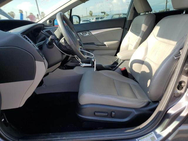 19XFB2F9XEE228608 - 2014 HONDA CIVIC EXL გრაფიტი ფოტო 7