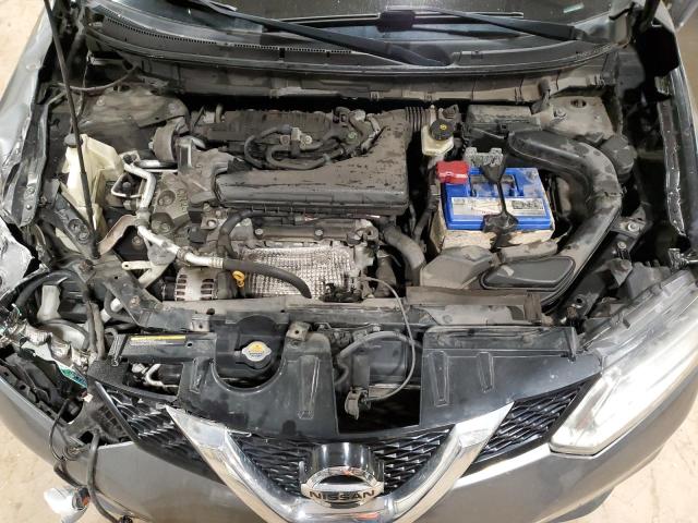 5N1AT2MV2FC794368 - 2015 NISSAN ROGUE S GRAY photo 11