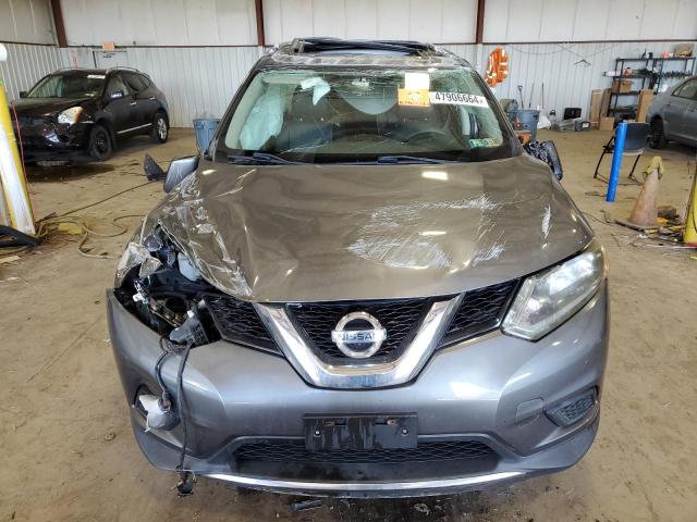 5N1AT2MV2FC794368 - 2015 NISSAN ROGUE S GRAY photo 5