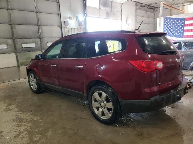 1GNKVGED5BJ106768 - 2011 CHEVROLET TRAVERSE LT MAROON photo 2