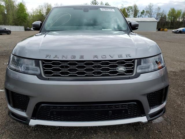 SALWR2SU3MA776742 - 2021 LAND ROVER RANGE ROVE HSE SILVER EDITION GRAY photo 5