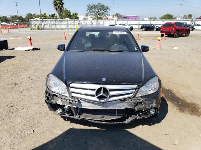 WDDGF5EB3AR126876 - 2010 MERCEDES-BENZ C 300 BLACK photo 5