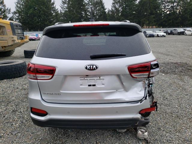 5XYPGDA54KG592382 - 2019 KIA SORENTO LX SILVER photo 6