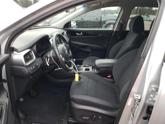 5XYPGDA54KG592382 - 2019 KIA SORENTO LX SILVER photo 7