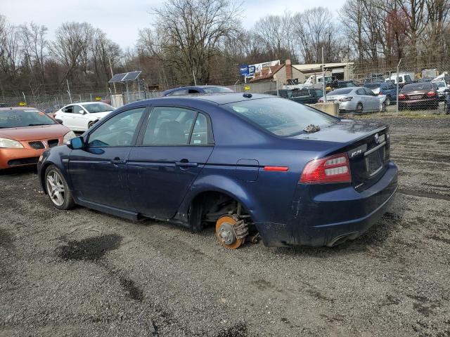 19UUA66207A016456 - 2007 ACURA TL BLUE photo 2