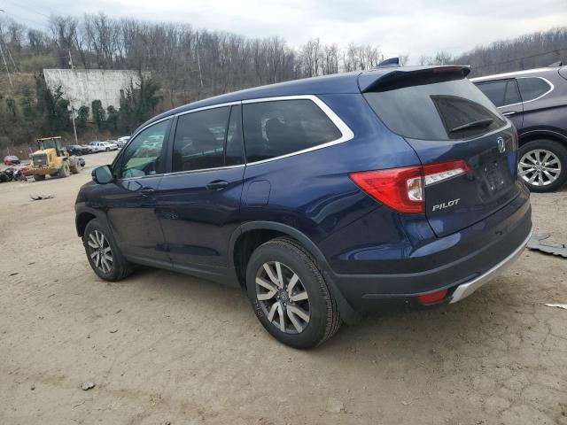 5FNYF6H52KB071306 - 2019 HONDA PILOT EXL BLUE photo 2