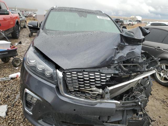 5XYPKDA50KG495212 - 2019 KIA SORENTO SX GRAY photo 5