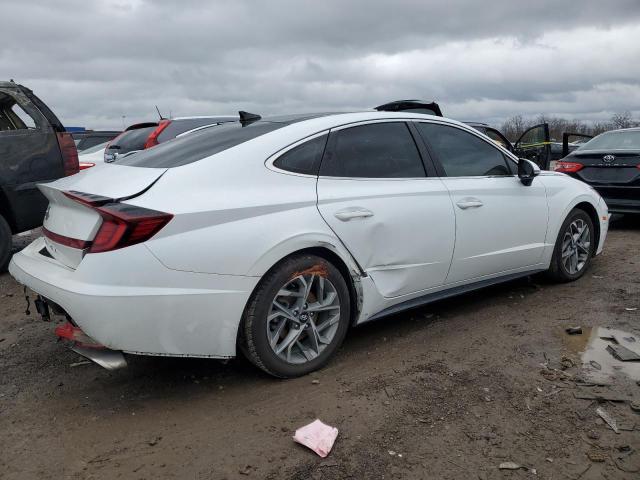 5NPEF4JA6LH046314 - 2020 HYUNDAI SONATA SEL WHITE photo 3