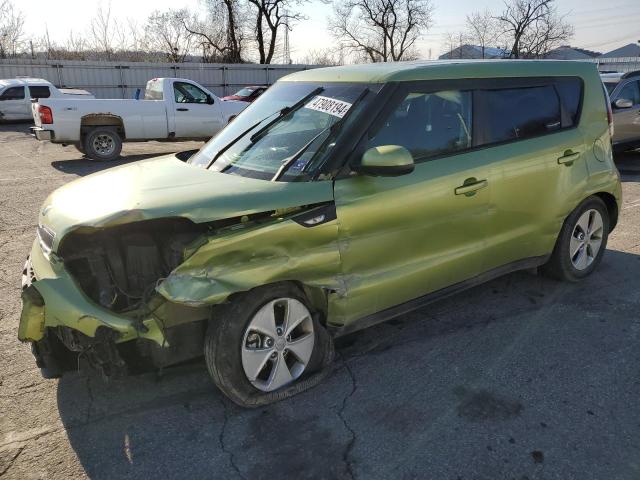 KNDJN2A29E7742316 - 2014 KIA SOUL GREEN photo 1