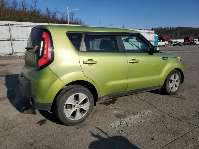 KNDJN2A29E7742316 - 2014 KIA SOUL GREEN photo 3