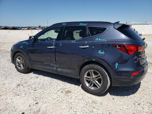 5XYZU3LB6HG412293 - 2017 HYUNDAI SANTA FE S BLUE photo 2