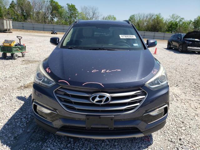 5XYZU3LB6HG412293 - 2017 HYUNDAI SANTA FE S BLUE photo 5