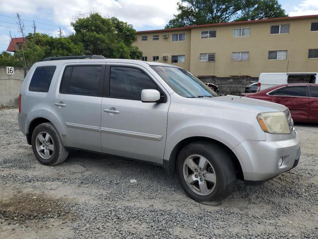 5FNYF4H7XBB077215 - 2011 HONDA PILOT EXLN SILVER photo 4