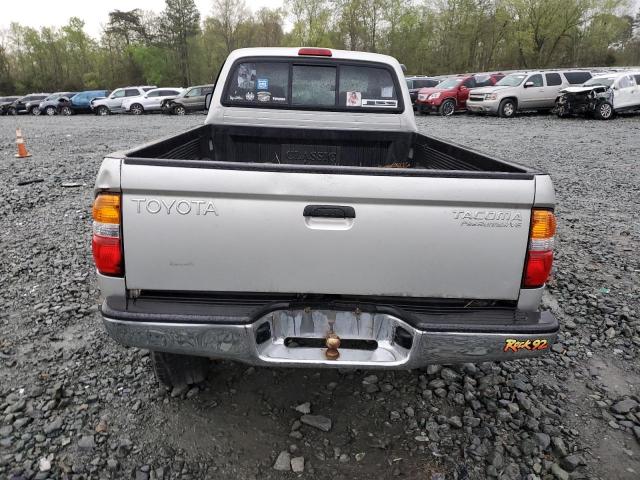 5TESN92N72Z114300 - 2002 TOYOTA TACOMA XTRACAB PRERUNNER SILVER photo 6