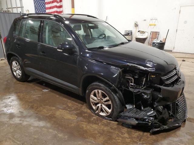 WVGBV7AX6GW593848 - 2016 VOLKSWAGEN TIGUAN S BLACK photo 4