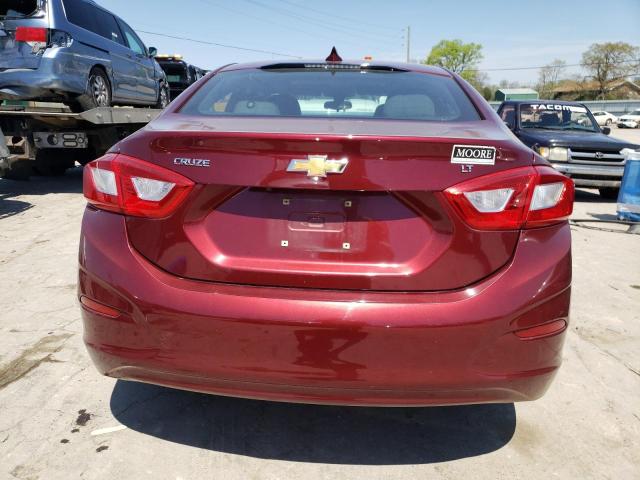 1G1BE5SM5G7238007 - 2016 CHEVROLET CRUZE LT RED photo 6