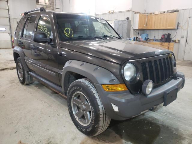 1J4GL38K05W726470 - 2005 JEEP LIBERTY RENEGADE GREEN photo 1