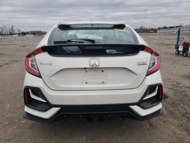 SHHFK7H91MU203002 - 2021 HONDA CIVIC SPORT TOURING WHITE photo 6