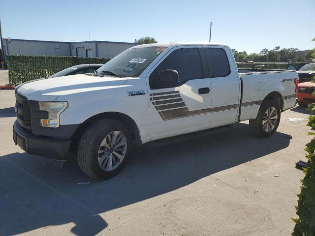 1FTEX1CF6FKD00257 - 2015 FORD F150 SUPER CAB WHITE photo 1