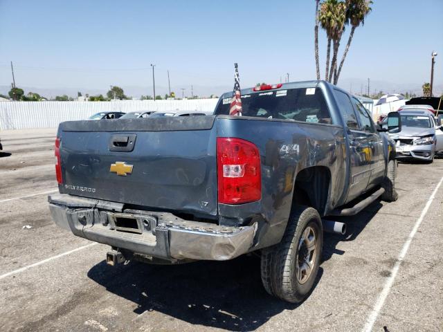 1GCHK236X8F196353 - 2008 CHEVROLET SILVERADO BLUE photo 4