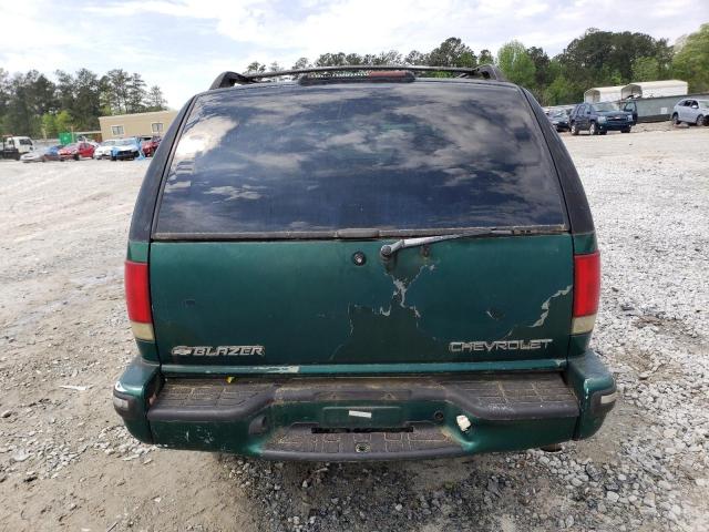 1GNCS13W2XK138092 - 1999 CHEVROLET BLAZER GREEN photo 6