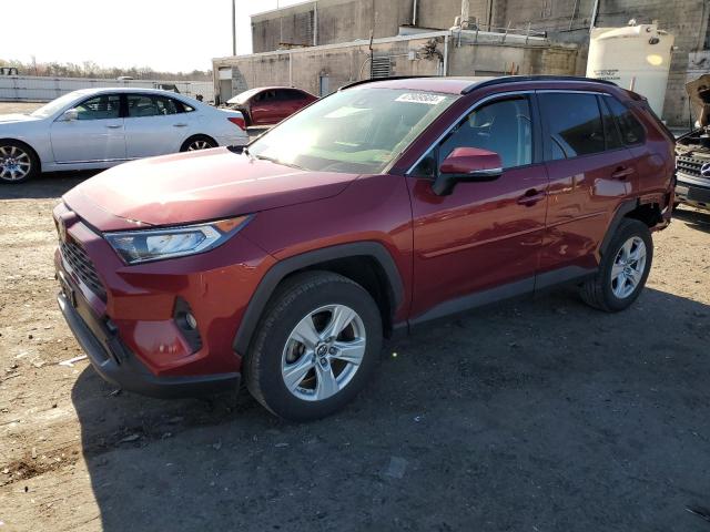 JTMP1RFV0KD032655 - 2019 TOYOTA RAV4 XLE MAROON photo 1