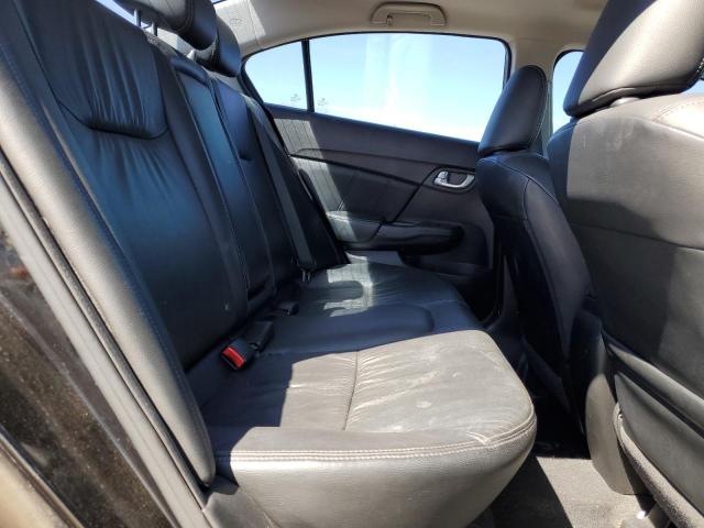 2HGFB2F93FH515750 - 2015 HONDA CIVIC EXL შავი ფოტო 10