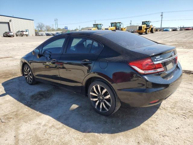 2HGFB2F93FH515750 - 2015 HONDA CIVIC EXL BLACK photo 2