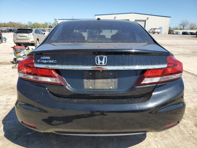 2HGFB2F93FH515750 - 2015 HONDA CIVIC EXL BLACK photo 6