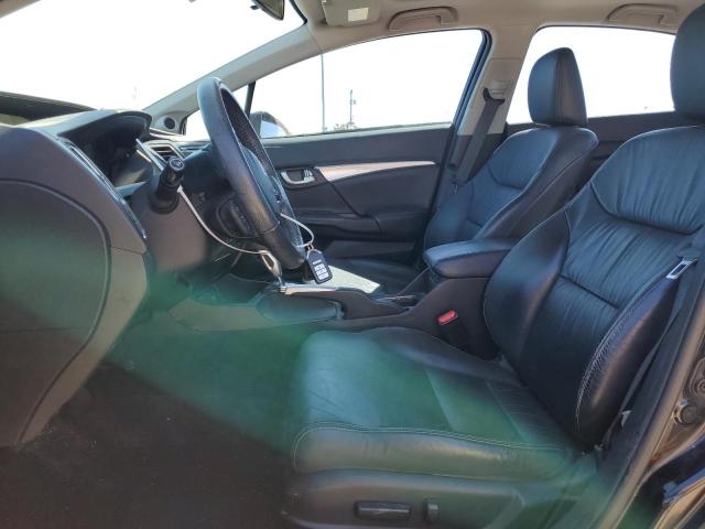 2HGFB2F93FH515750 - 2015 HONDA CIVIC EXL შავი ფოტო 7
