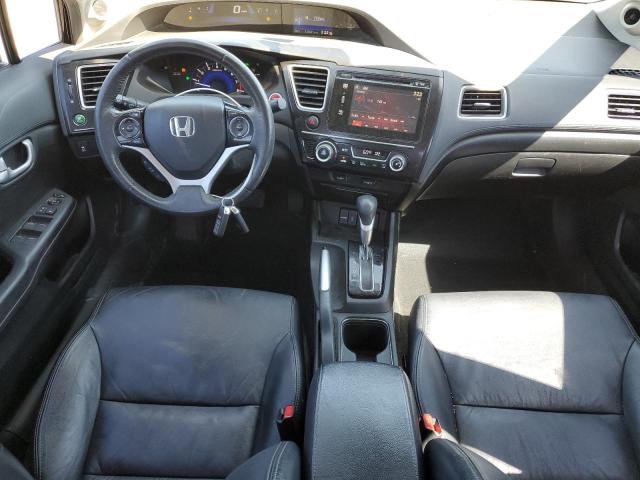 2HGFB2F93FH515750 - 2015 HONDA CIVIC EXL შავი ფოტო 8