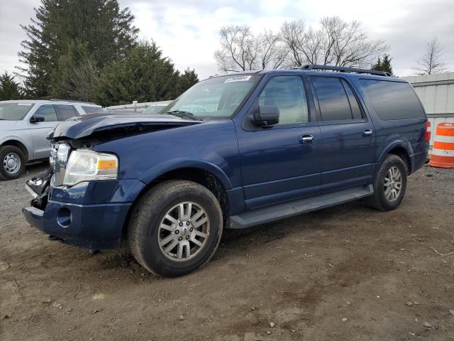 1FMJK1J52CEF45960 - 2012 FORD EXPEDITION EL XLT BLUE photo 1