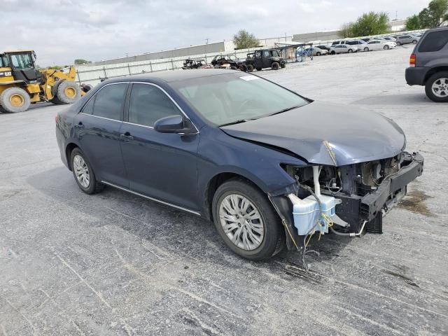 4T4BF1FKXER407914 - 2014 TOYOTA CAMRY L BLUE photo 4