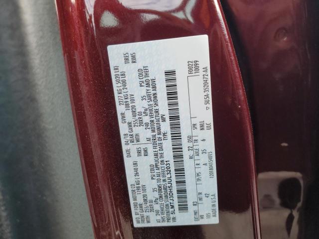 5LMTJ3DH5JUL32031 - 2018 LINCOLN MKC RESERVE Bordo foto 13