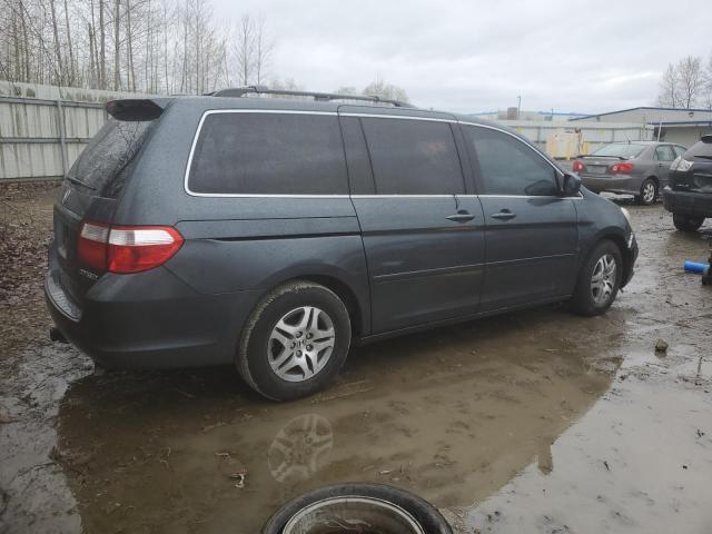 5FNRL38765B036558 - 2005 HONDA ODYSSEY EXL BLUE photo 3